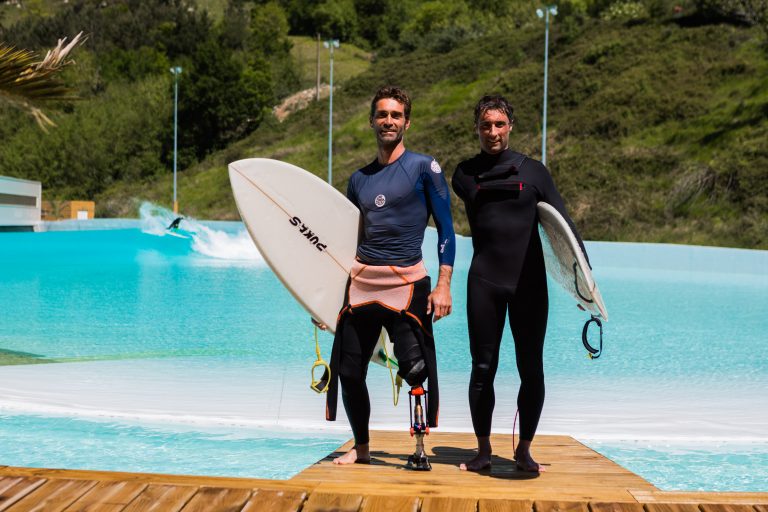 Eric Dargent & Benoit Moreau at the Wavegardn Cove Demo Center