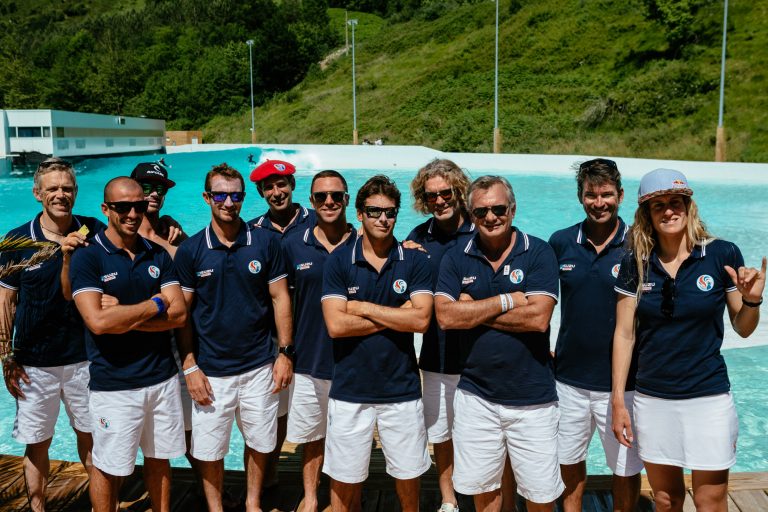 French national surf  team visited the Wavegarden Demo Center for a training session