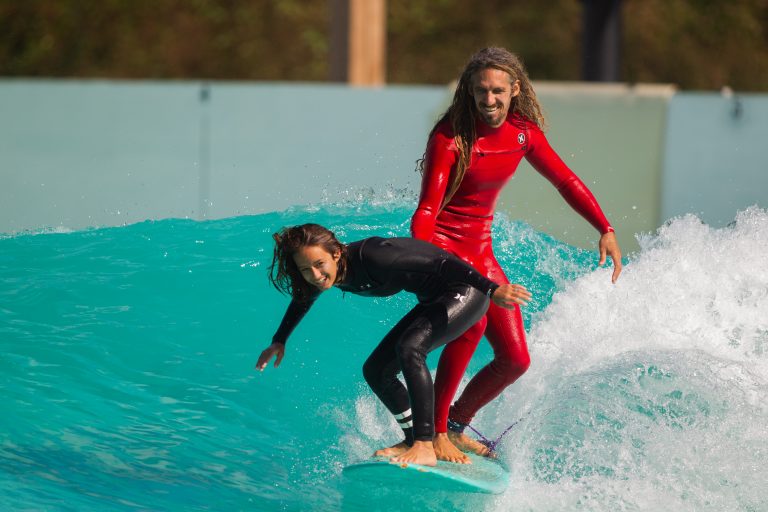 Rob Machado having fun with is daughter