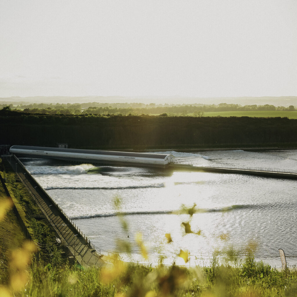 Wavegarden Scotland drone